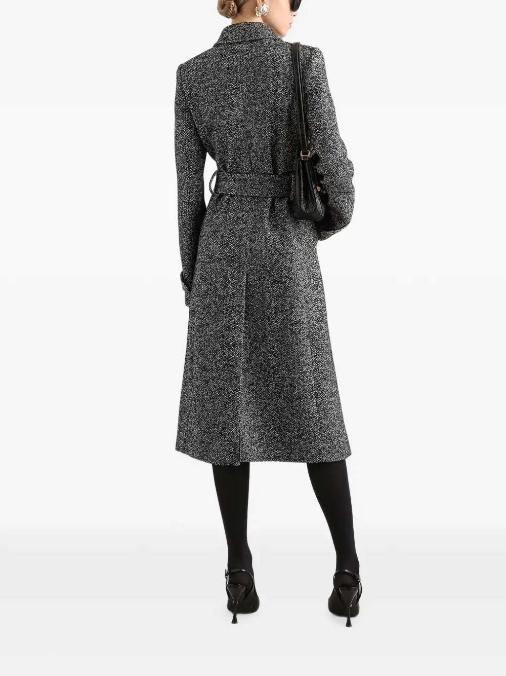 Пальто однобортное Dolce & Gabbana, серый — фото 3