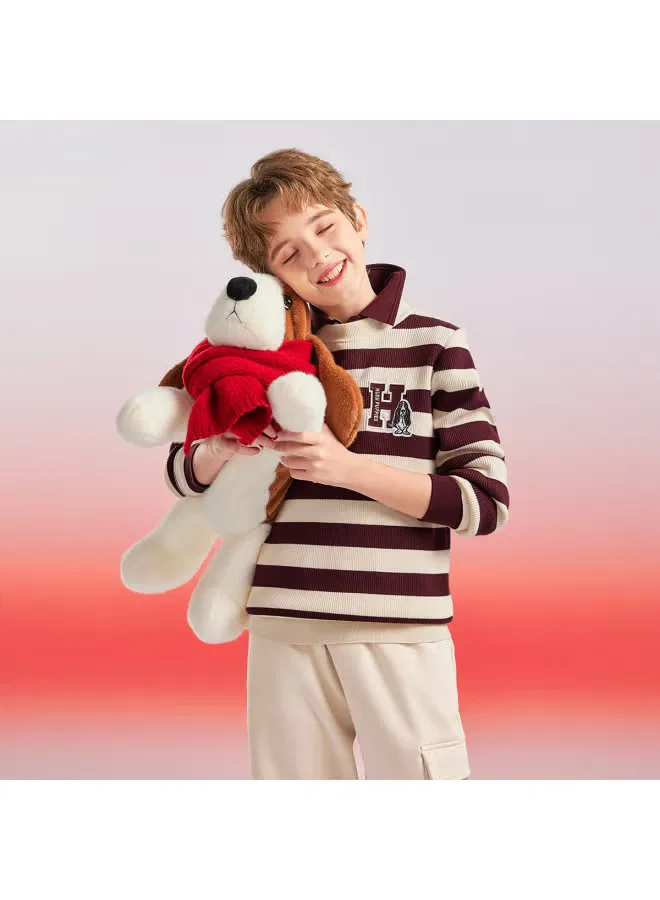 Свитер с полосками и цветными блоками для мальчиков Hush Puppies — фото 2
