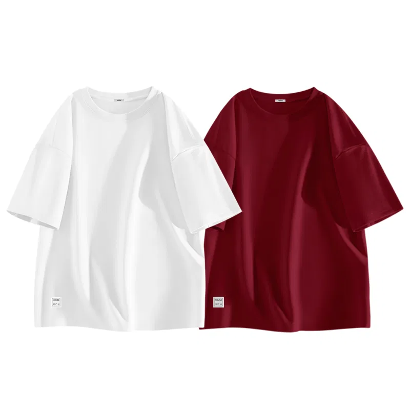 Детская футболка с принтом 2 шт. MINISO, White Burgundy