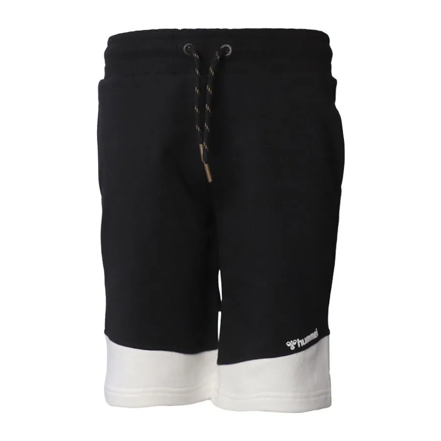 Детские спортивные шорты с принтом Regular Fit Hummel, Черный — фото 2