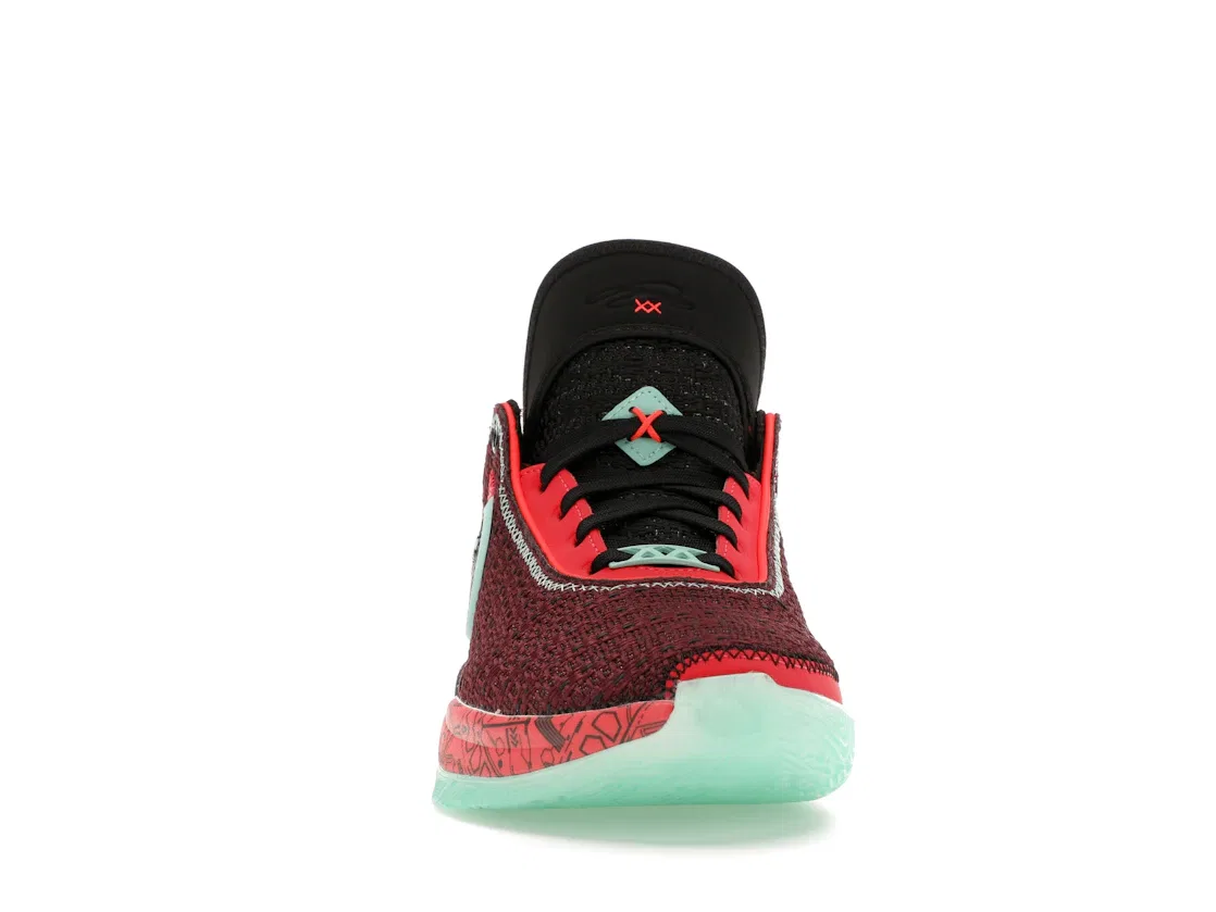Детские кроссовки для мальчиков баскетбольные Nike LeBron 20 SE, Night Maroon/Multi-color/Black — фото 2