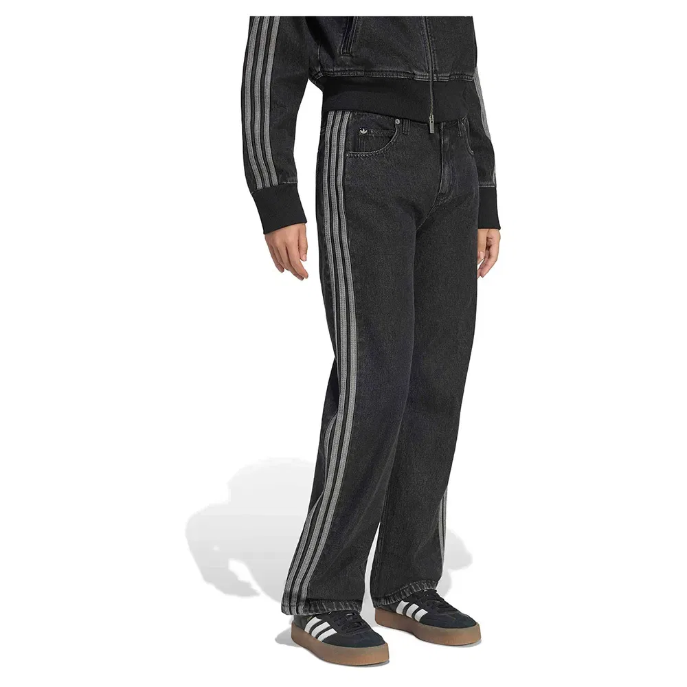 Женские джинсы прямого кроя Firebird Adidas Originals, Black