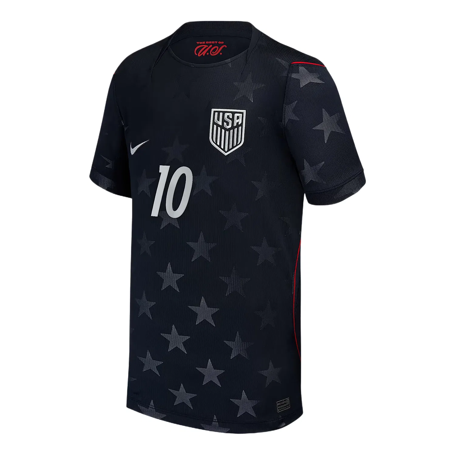 Детская футболка с принтом Christian Pulisic USMNT 2026 Stadium Away Dri-FIT Jersey Nike, синий — фото 2