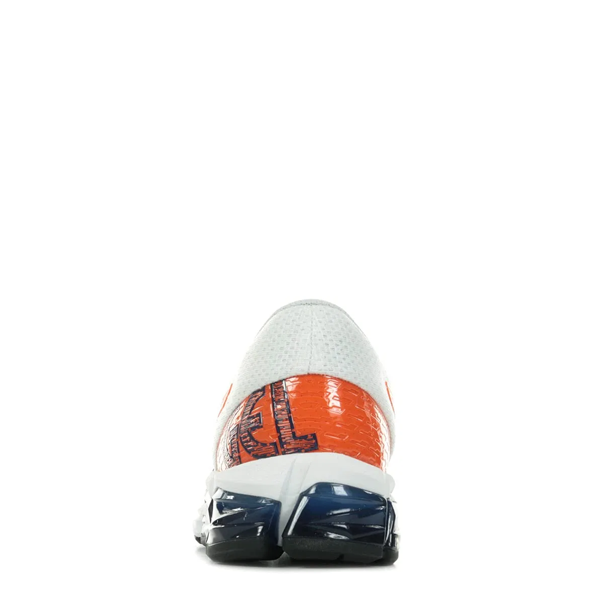 Детские кроссовки для девочек с принтом ASICS, White Blue Orange 103 — фото 3