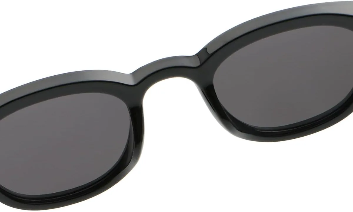 

Солнцезащитные очки с ацетатными дужками, ретро-поляризованные, для женщин и мужчин, защита от УФ-излучения UV400, маленькие квадратные, унисекс weiyuchen, Black