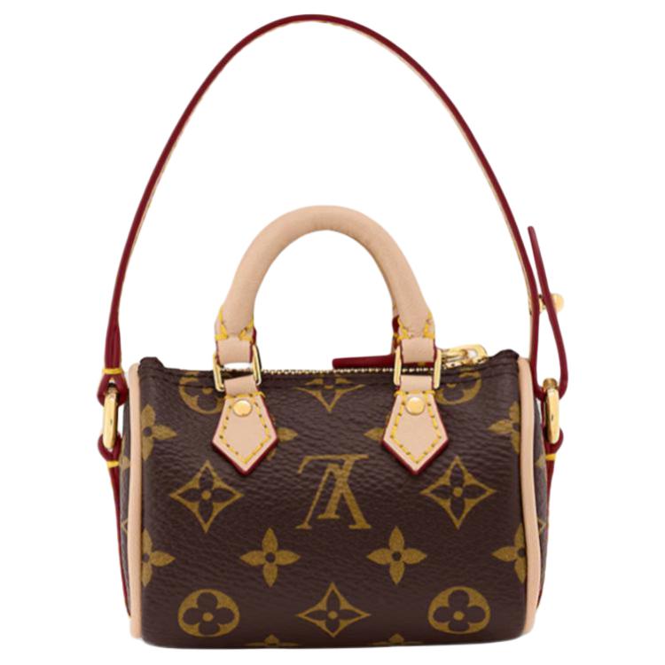 

LOUIS VUITTON Брелок для сумки Speedy Monogram Brown
