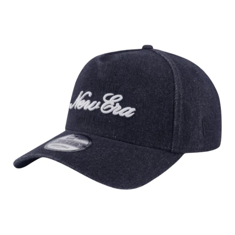 

New Era Хлопчатобумажная бейсболка унисекс, цвет индиго/белый