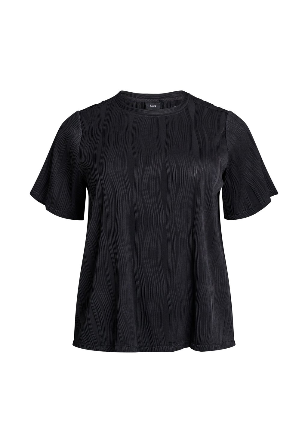 

Футболка с принтом Blouse Zizzi, черный