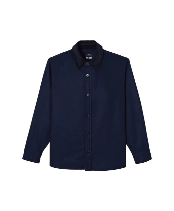 

Темно-Синяя рубашка Бернардо A.P.C., синий