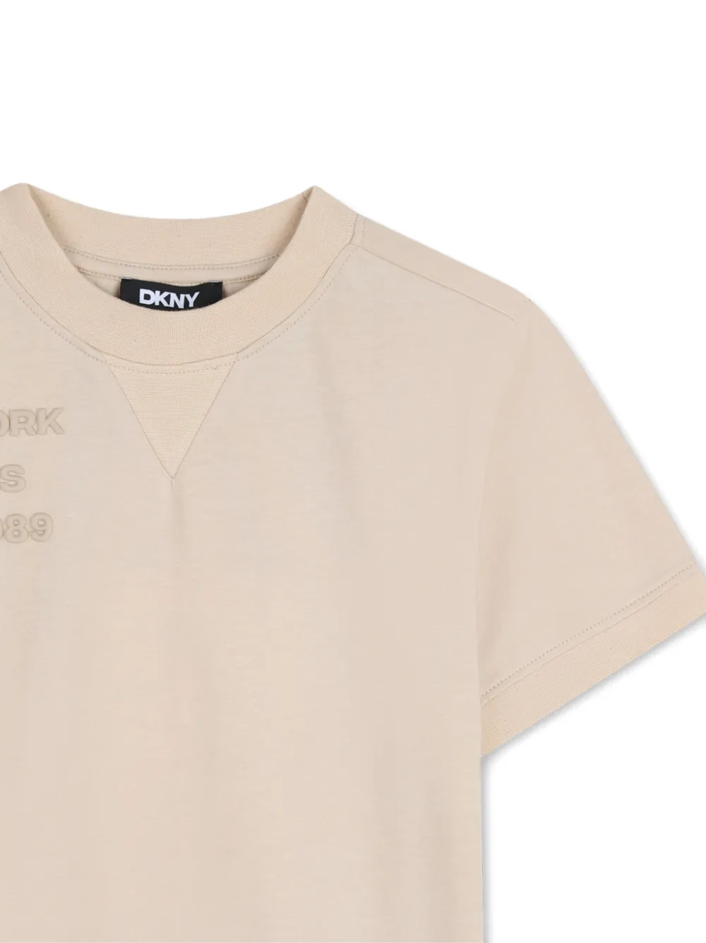 Футболка с короткими рукавами Dkny Kids, нейтральный — фото 3