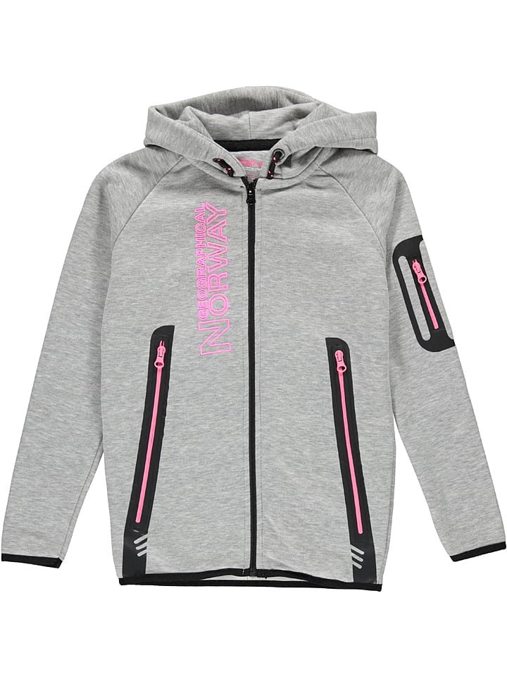 

Спортивная куртка Geographical Norway Sweatjacke Getincelle, светло-серый