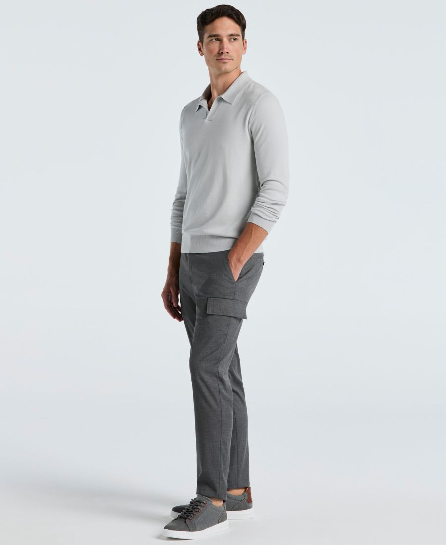 

Мужские стандартные зауженные брюки-карго Perry Ellis, Lava Smoke Heather