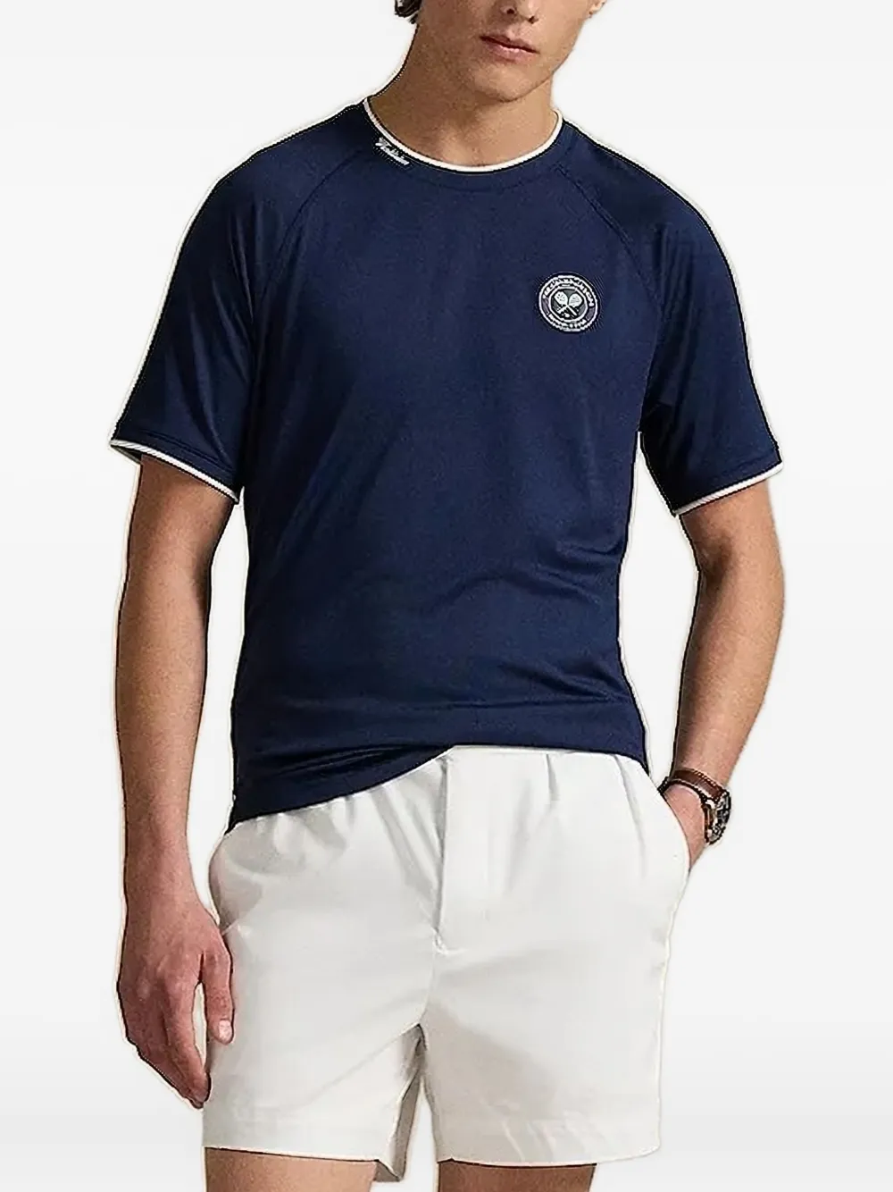 

Футболка Wimbledon с логотипом POLO RALPH LAUREN, синий