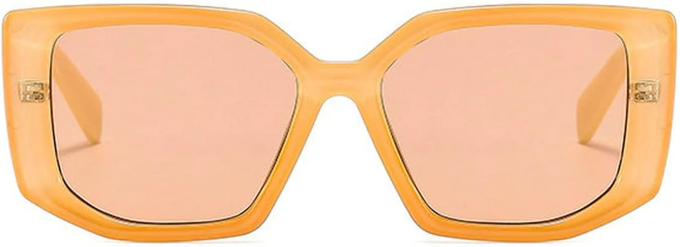 

Винтажные квадратные солнцезащитные очки COTIA для женщин и мужчин, с широкими дужками и крупной оправой, черные и зеленые, с защитой от УФ-излучения UV400, Champagne