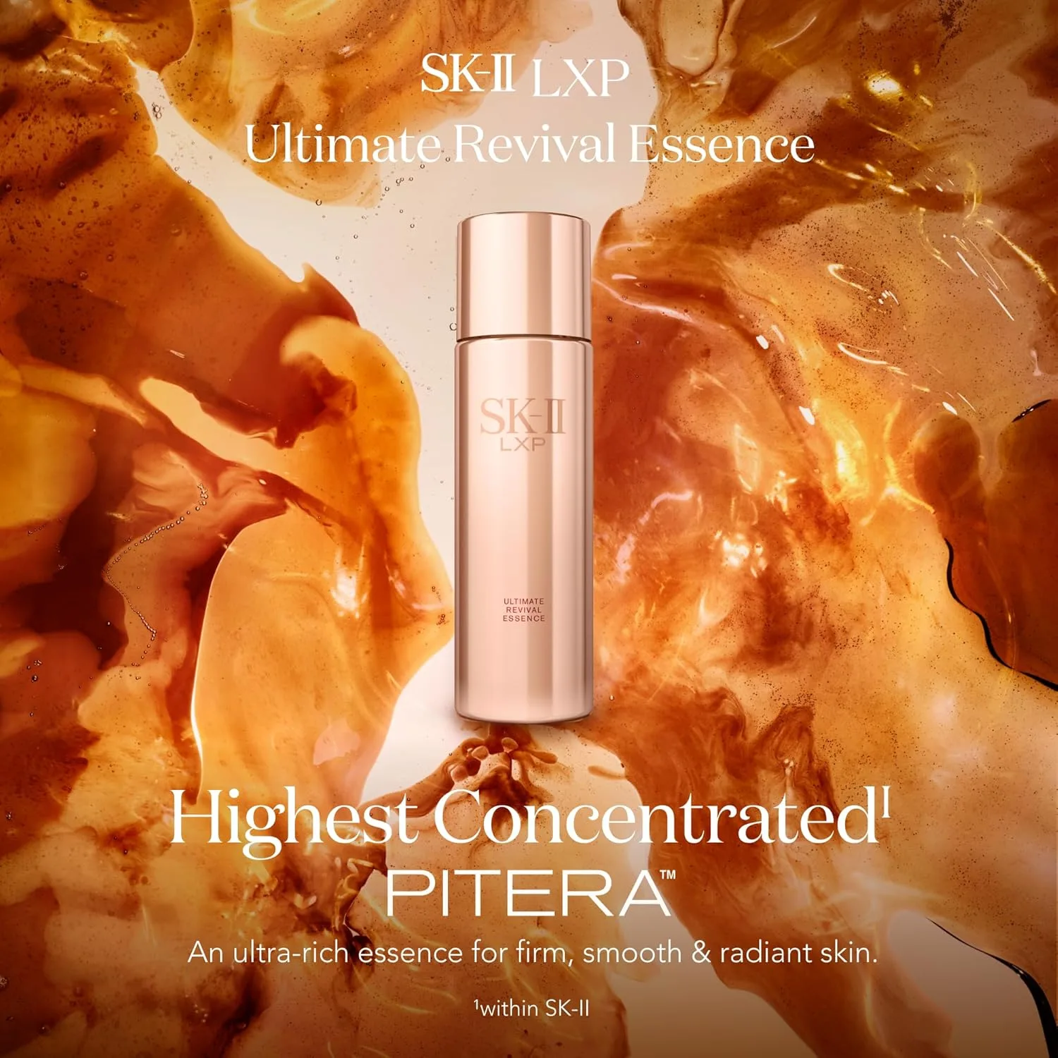SK-II LXP Ultimate Revival Essence - антивозрастная сыворотка для лица против морщин, потери упругости, неровного тона и сухости (5,7 унции) — фото 2