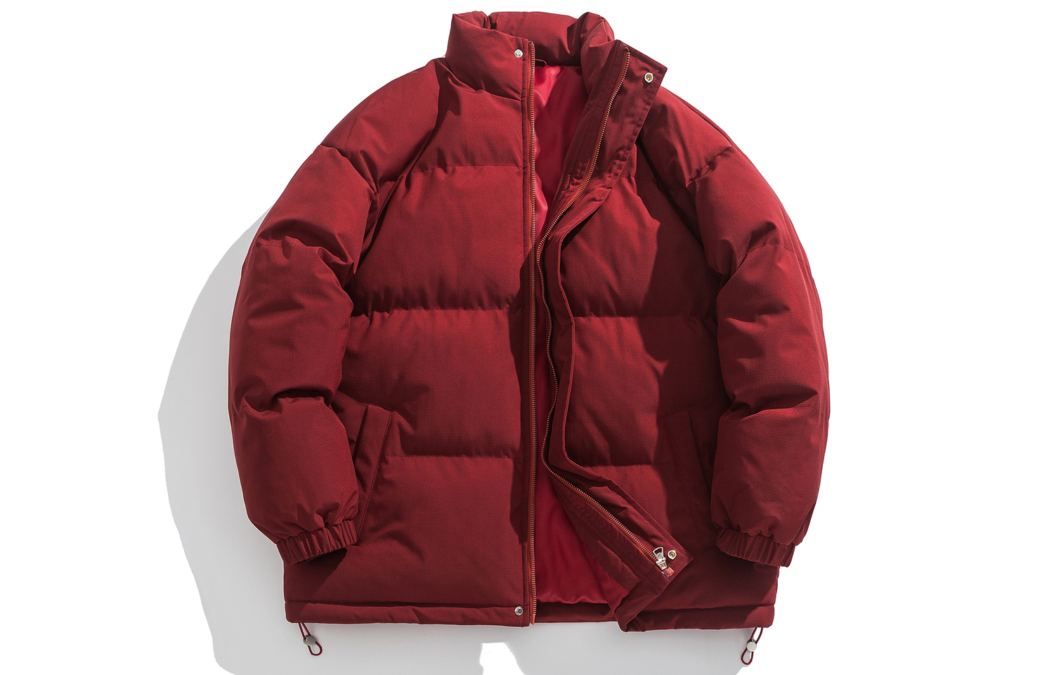 

WARRIOR Пуховик Unisex, Burgundy[Upgraded Windproof Lapel]