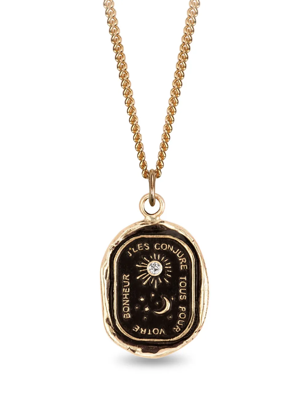 

Колье Everything For You Talisman из желтого золота с бриллиантами Pyrrha, золотой