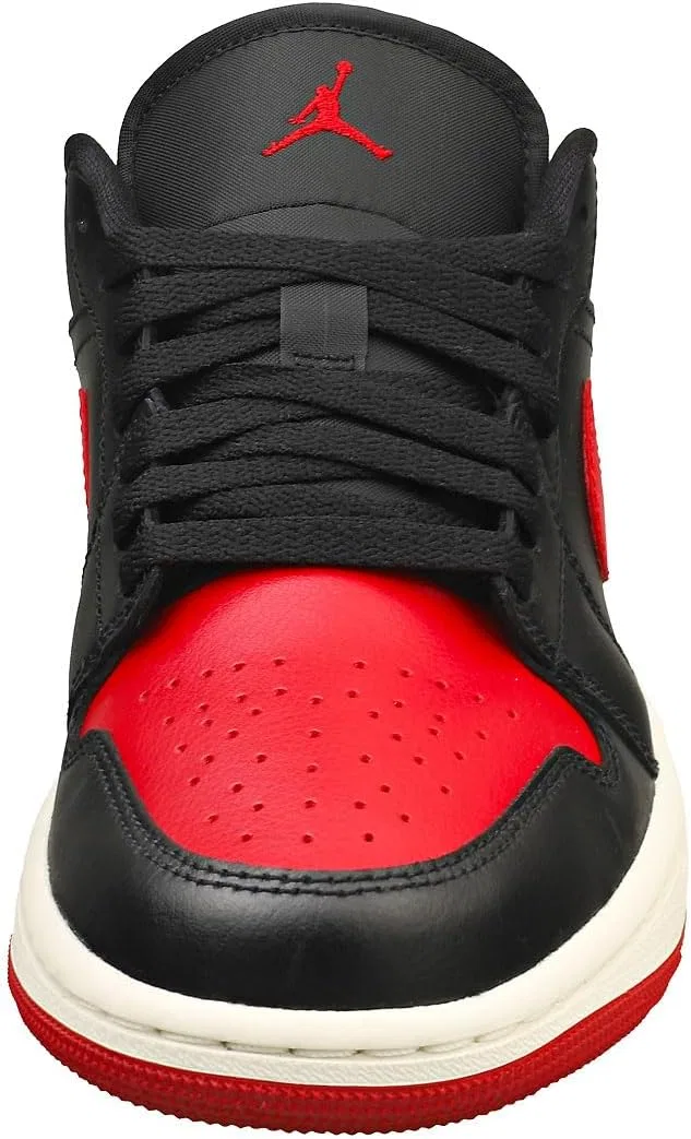 Nike Мужские кроссовки Jordan Air 1 Low, Black Gym Red Sail — фото 3