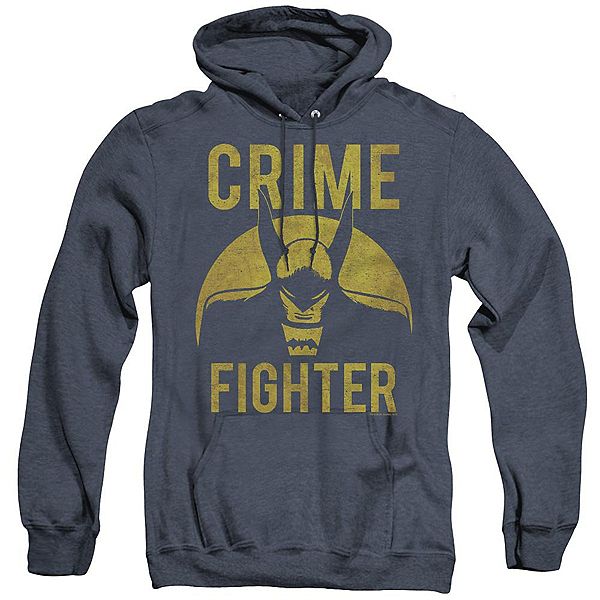 

Толстовка с капюшоном Dc comics fight crime adult heather Licensed Character