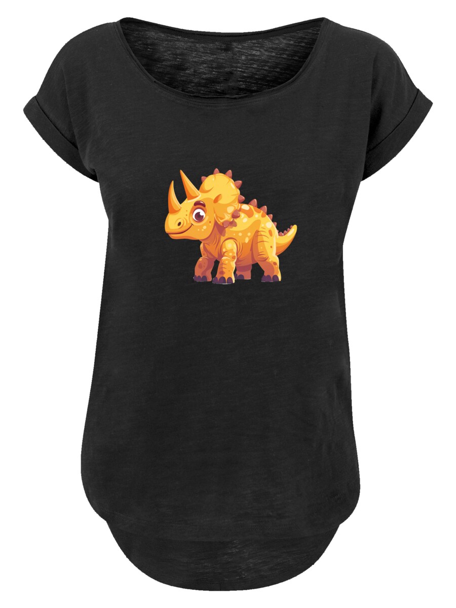 

Рубашка F4NT4STIC Süßer Triceratops Dinosaurier, черный