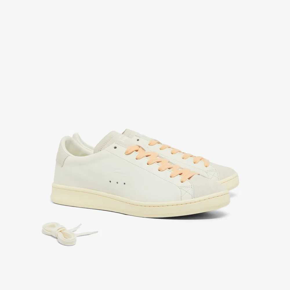Мужские белые кожаные кроссовки Lacoste Carnaby Set — фото 4