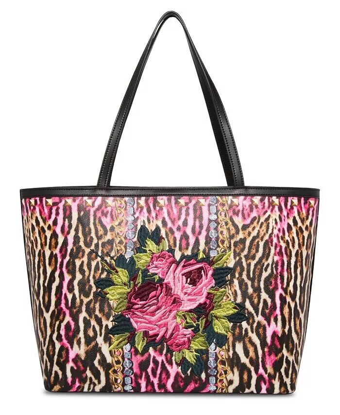 

Сумка-тоут с леопардовой вышивкой Betsey Johnson, мультиколор