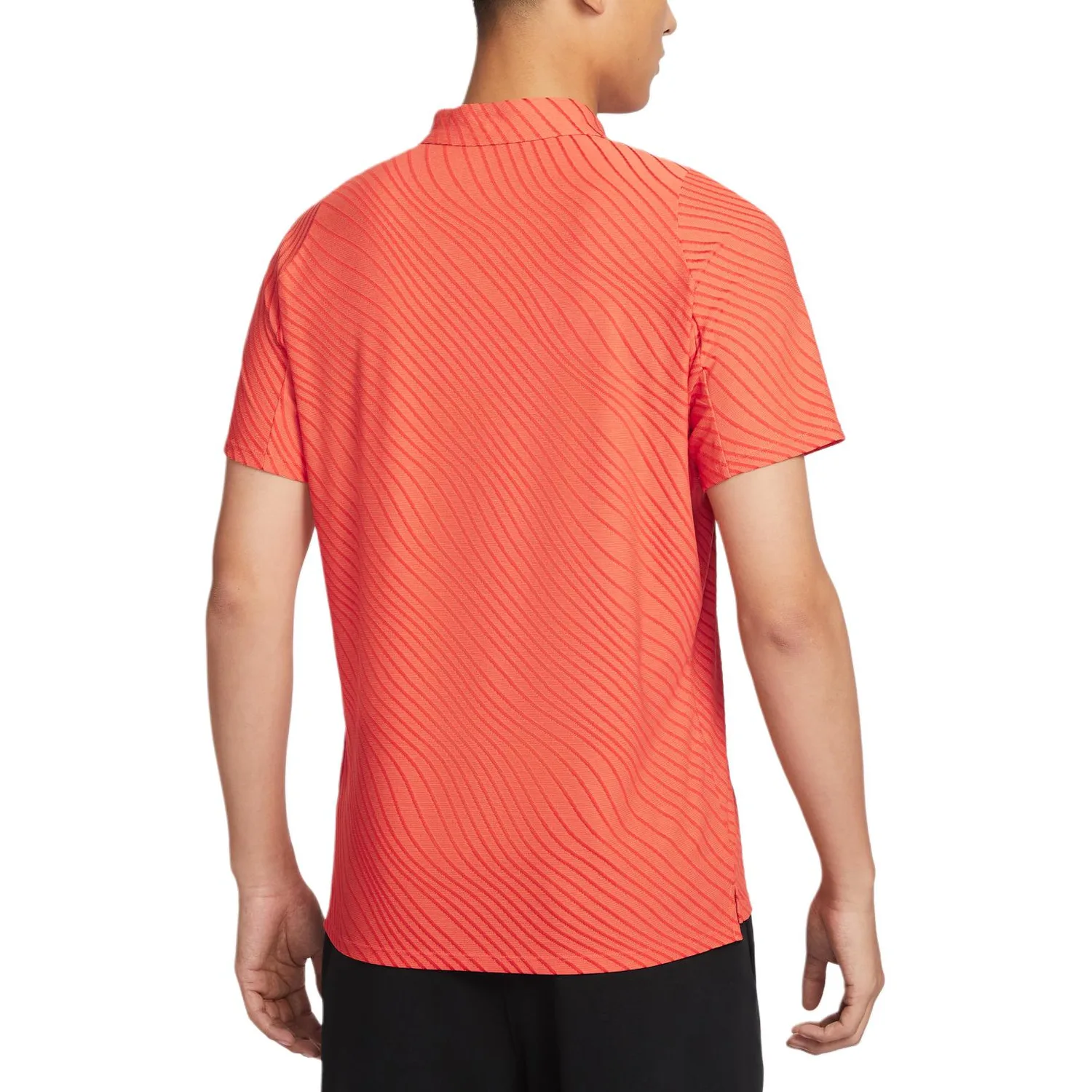 Футболка мужская Court Dri-FIT ADV быстросохнущая Nike, Grass Skin Orange/White — фото 3