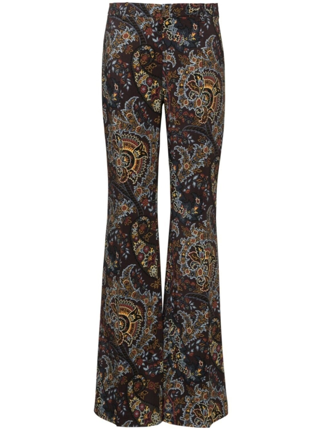 

ETRO расклешенное платье с принтом пейсли, фиолетовый
