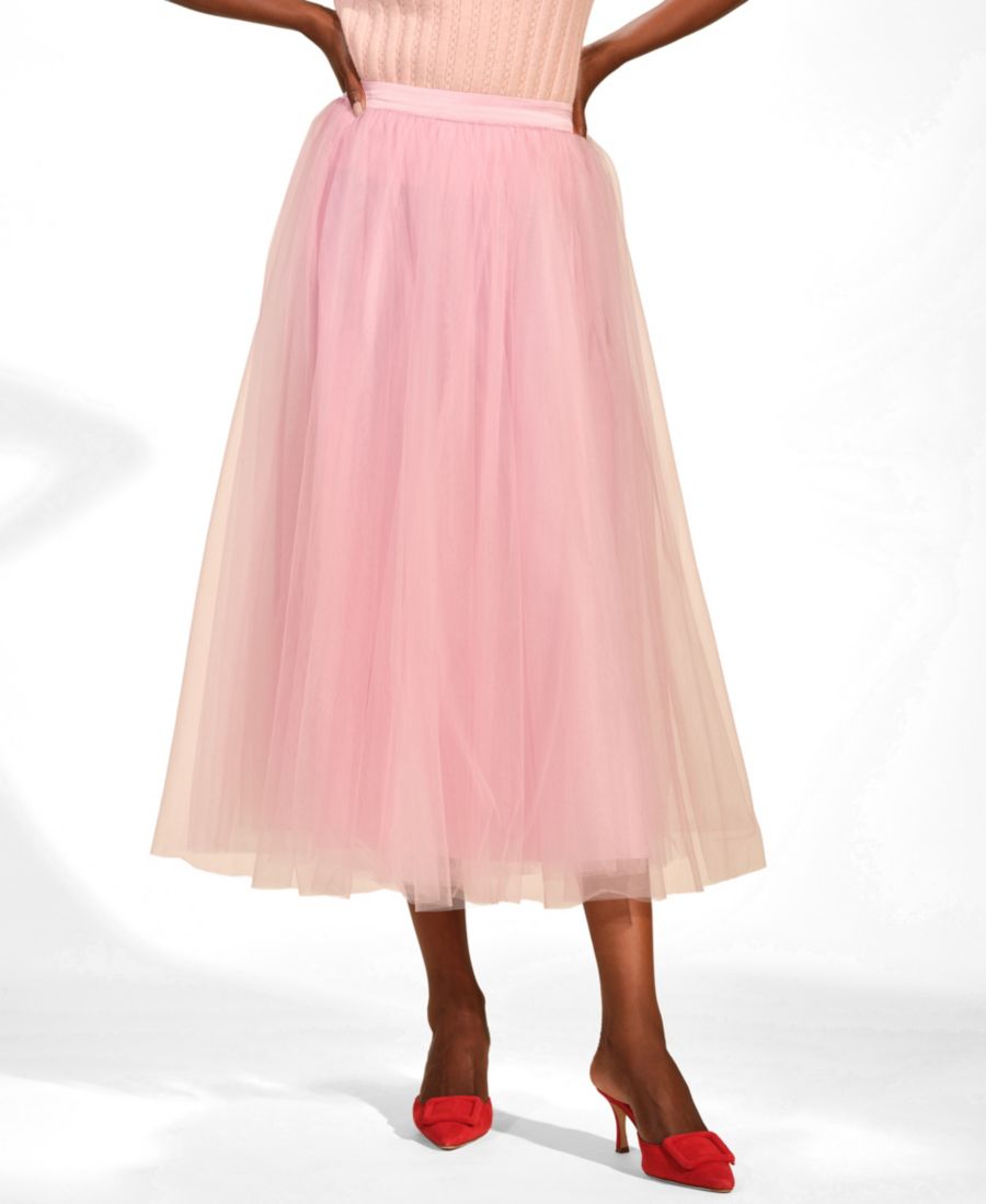 

Женская пышная юбка миди из тюля Isaac Mizrahi, Orchid Pink