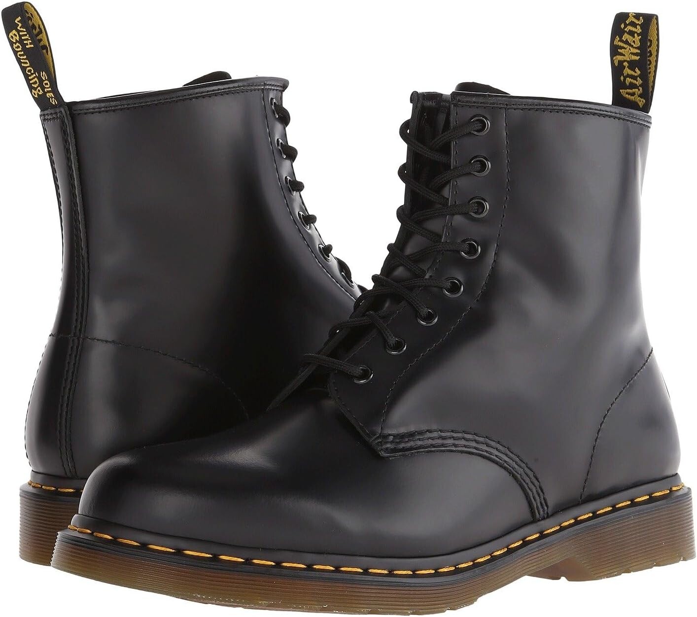 

Ботинки на шнуровке 1460 Smooth Leather Lace Up Boots Dr. Martens, цвет Black Smooth