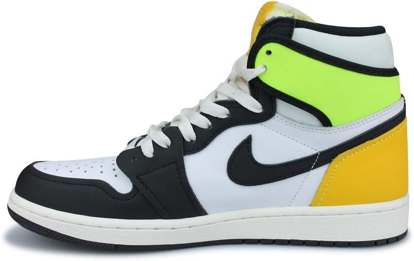 Мужские кроссовки Nike Air Jordan 1 Retro High OG, белый/черный — фото 2