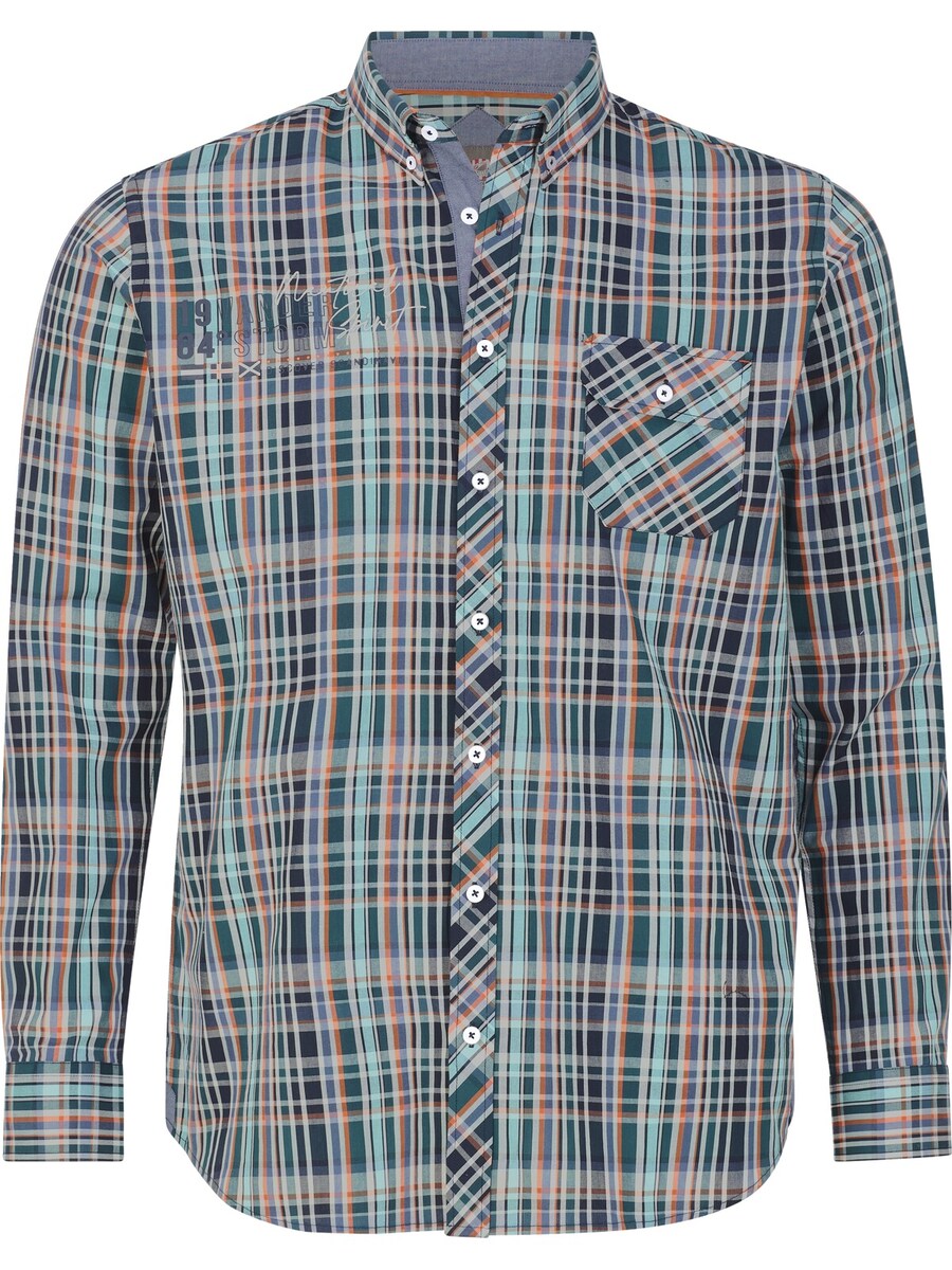 

Рубашка на пуговицах Comfort fit Jan Vanderstorm Jorholm, Green/Petrol