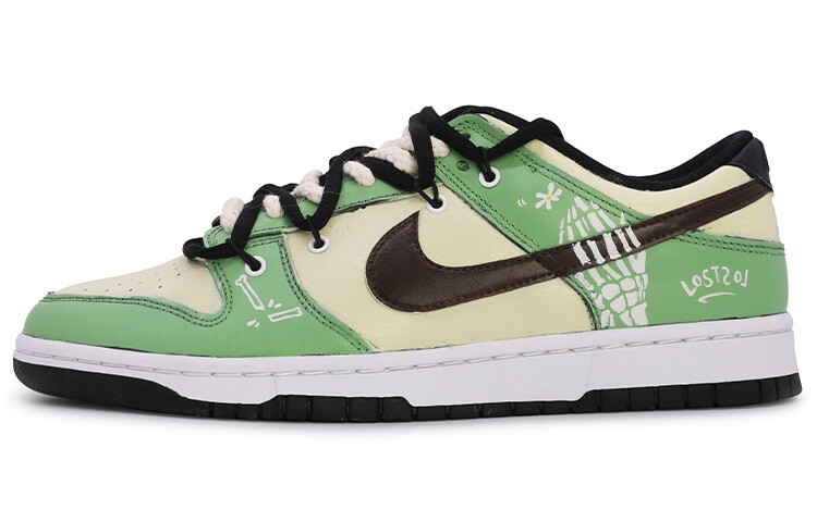 

Кроссовки Nike Dunk Skateboard Shoes Men Low-Top Green White