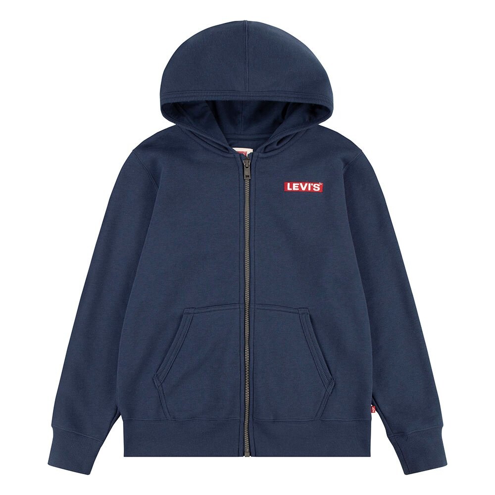 

Толстовка Levi's Boxtab Baby Full Zip, синий