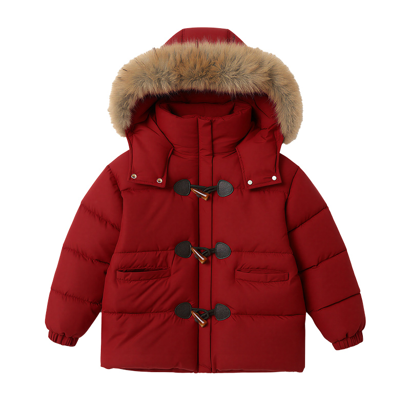 

Детская утепленная куртка с капюшоном PROTECTCAMEL, red