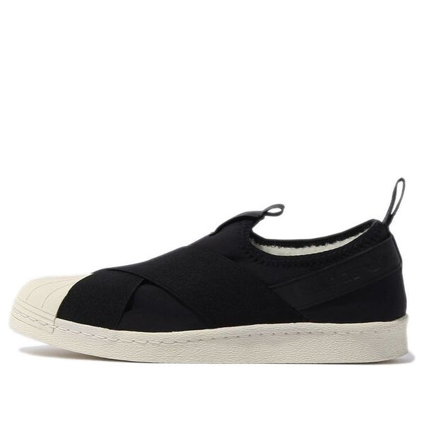 

Кроссовки adidas SS Slipon Fleece 'Black Cream', черный