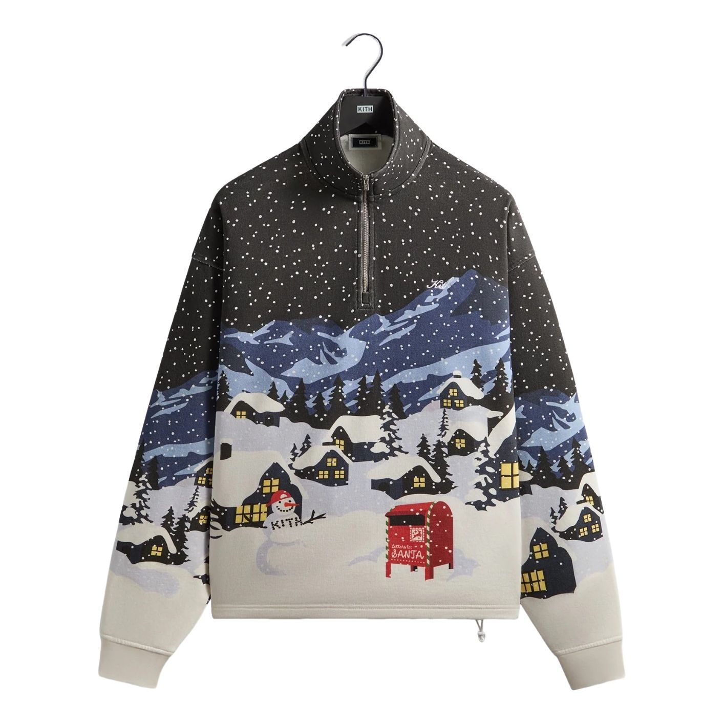 

Kith Kithmas 2025 Village Quarter Zip 'Black'