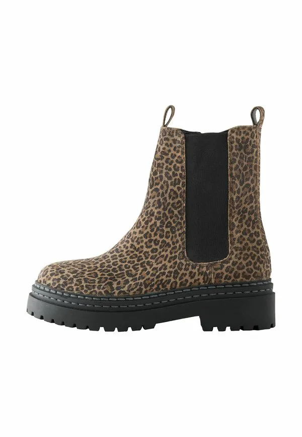 Массивные ботильоны челси классического кроя Next, Animal Leopard Print