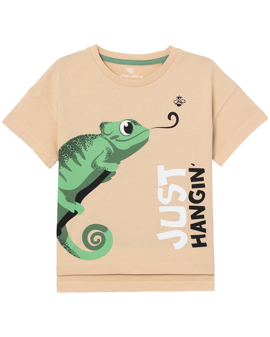 

Футболка Cherubino, бежевый