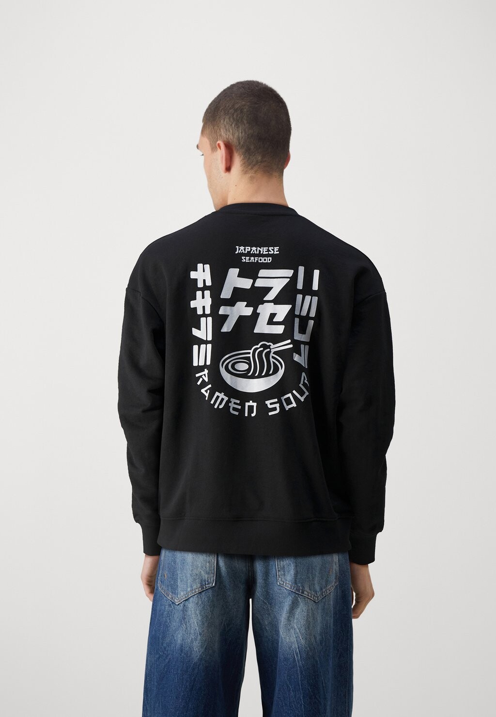 

Толстовка JJDIRK CREW NECK Jack & Jones, цвет black