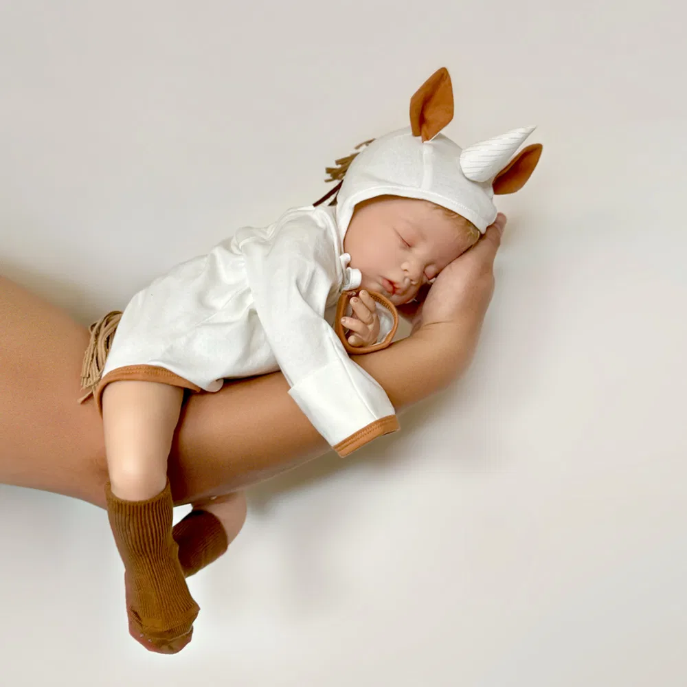 Детский боди Ricotype Happy Newborn "Год Лошади" с длинным/коротким рукавом — фото 3