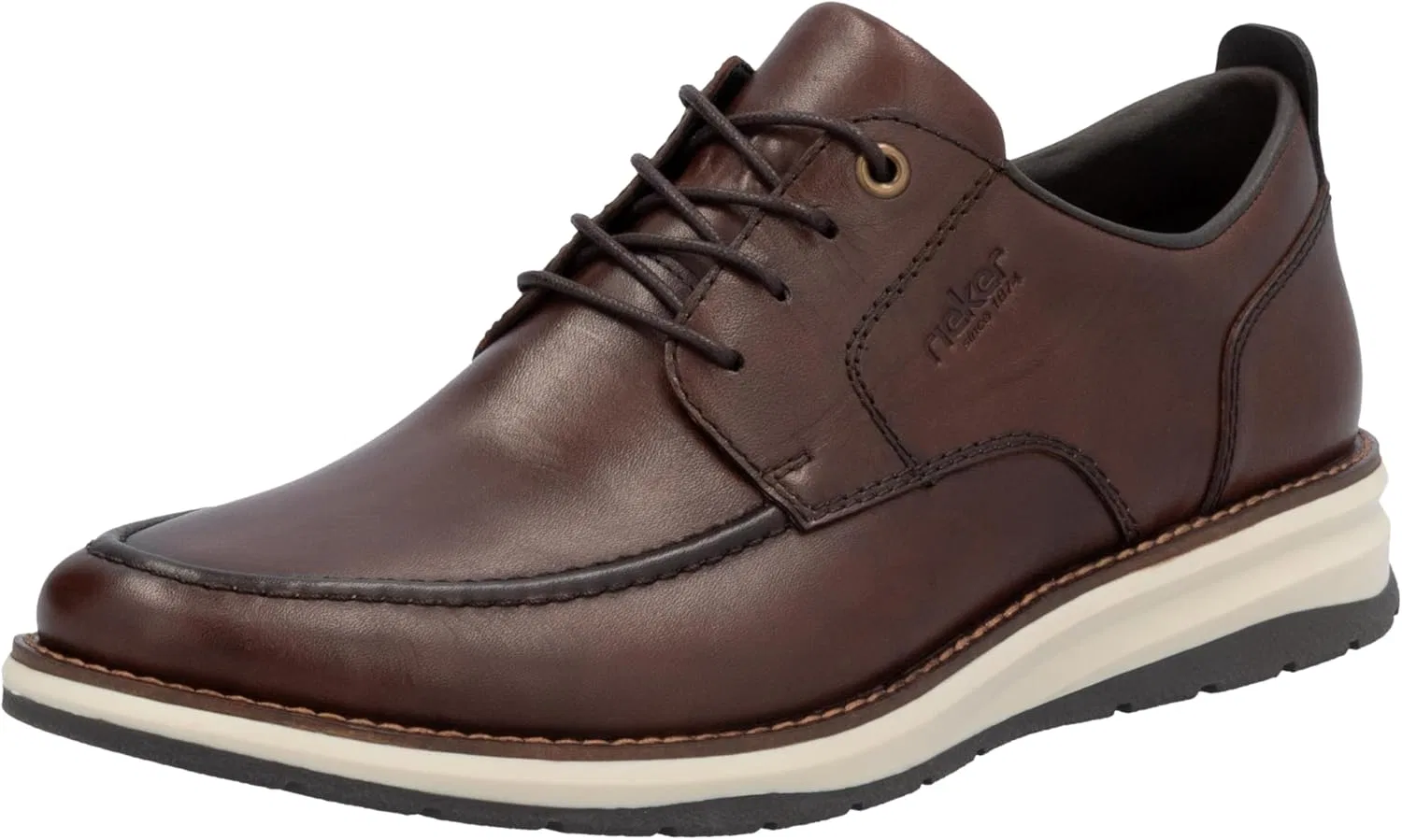 Мужские туфли Rieker 14704 на шнуровке, Brown 25