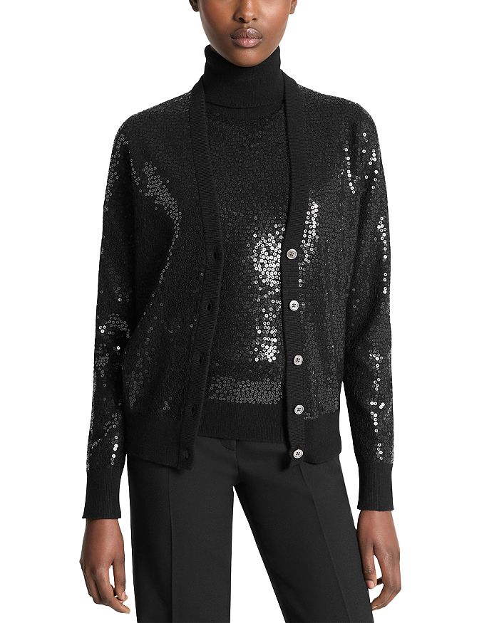 

Кардиган с декором из кашемира Kobi Halperin Michael Kors Collection, черный