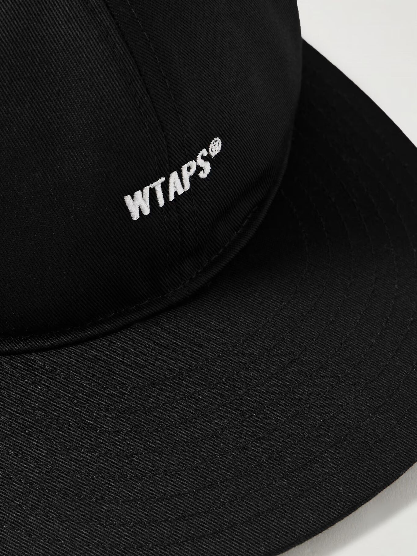 

Бейсболка из твила с вышитым логотипом WTAPS, черный