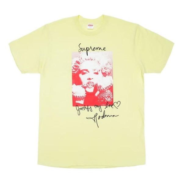 

Футболка fw18 madonna terra cotta t-shirt 'yellow' Supreme, желтый