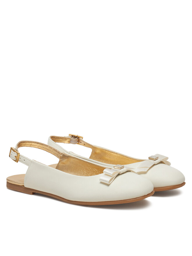 Сандалии Tommy Hilfiger Ballerina Chanel T4A3-33929-0206 S, экрю — фото 2