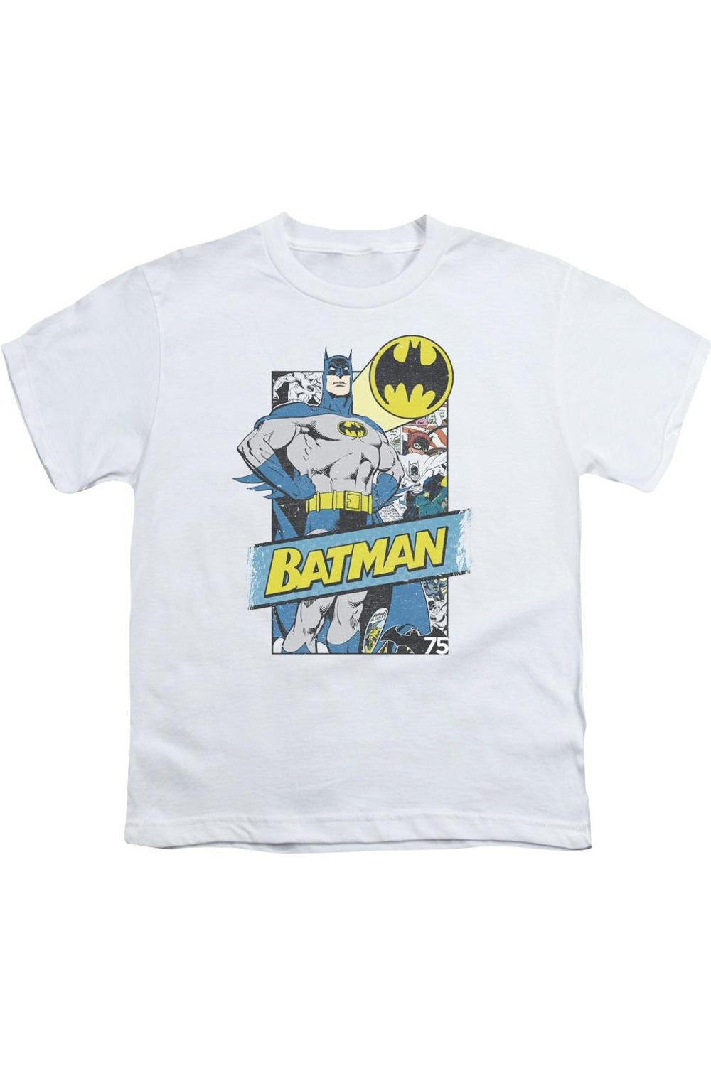 

Футболка с коротким рукавом для детей "Batman: Со страниц комиксов" Gildan, белый