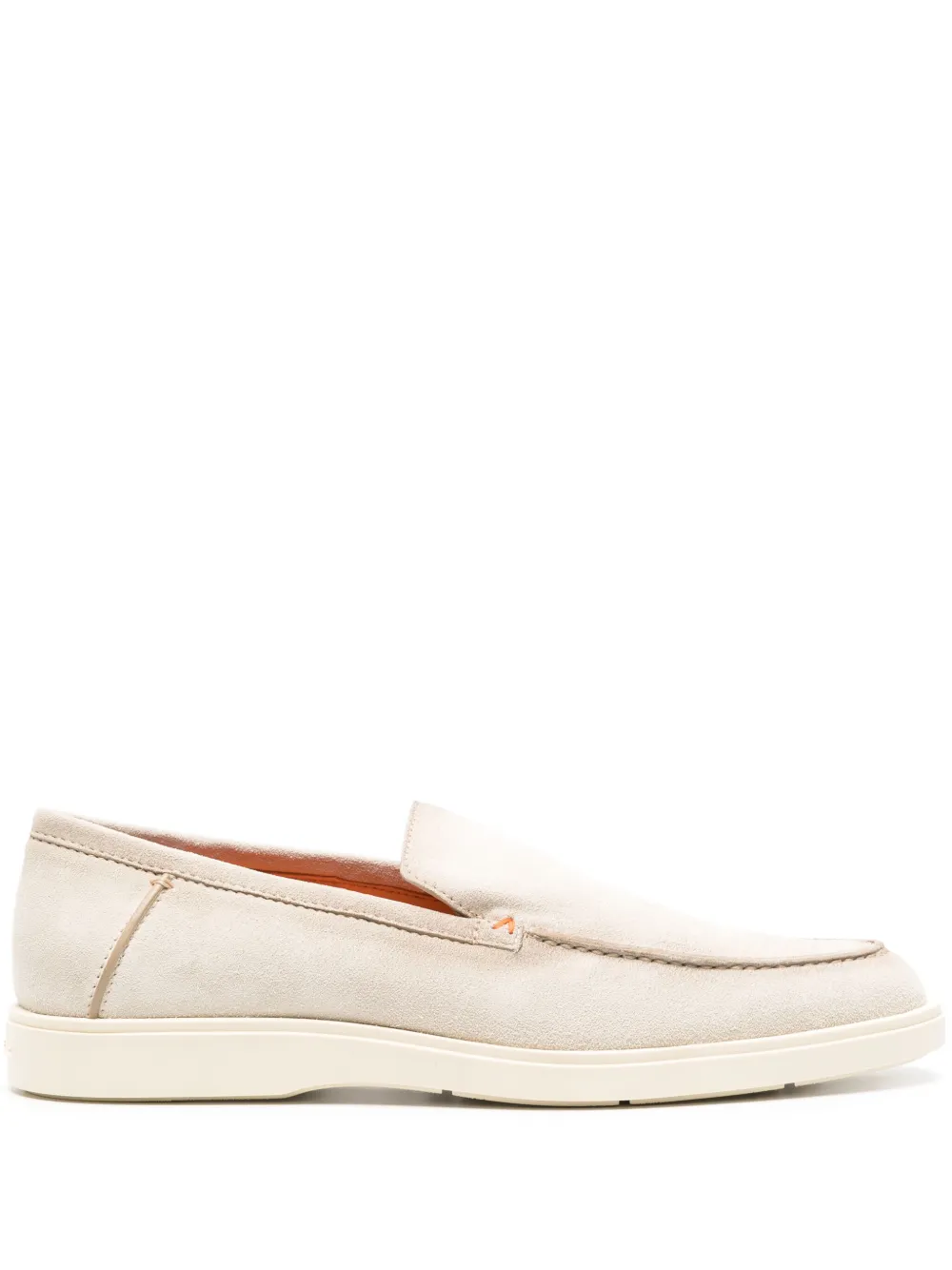 

Лоферы с миндалевидным носком Santoni, нейтральный