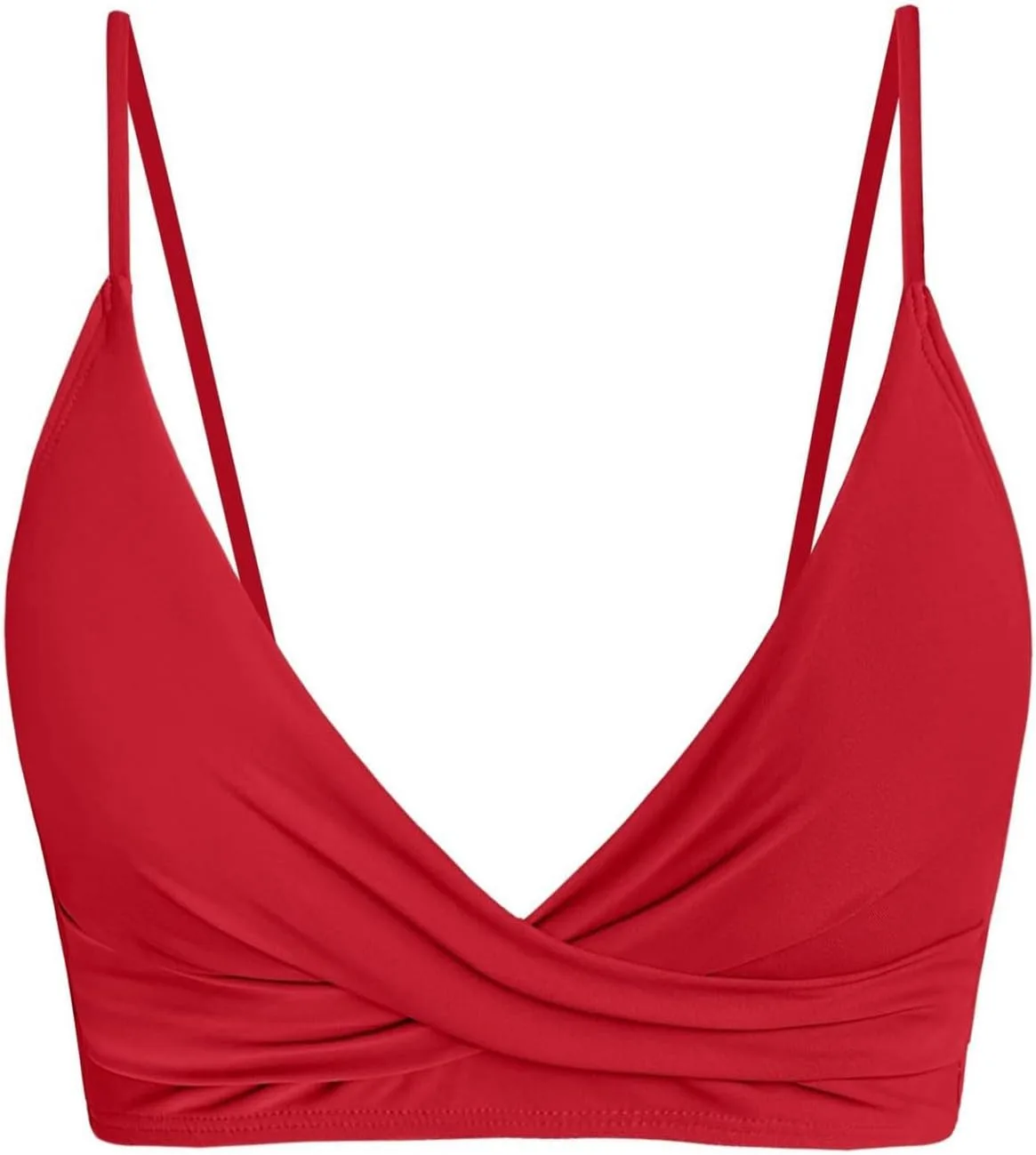 

Женский топ-бикини Push Up с V-образным вырезом и тонкими бретелями Gaexia