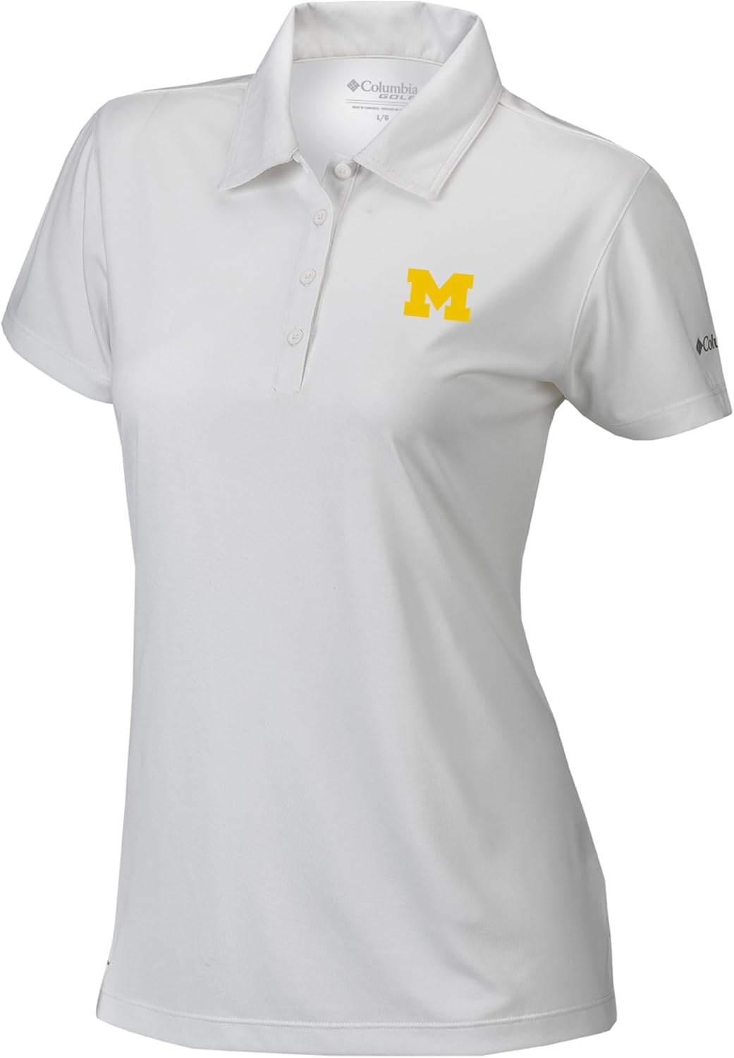 

Columbia Golf женская футболка-поло Univ of Michigan Birdie, White, Белый, Columbia Golf женская футболка-поло Univ of Michigan Birdie, White